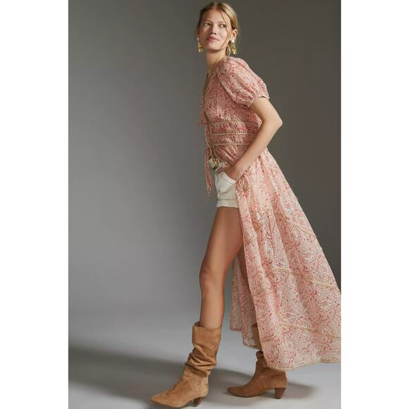 Forever That Girl Long Length Tie-Front Shirt L - Picture 4 of 4